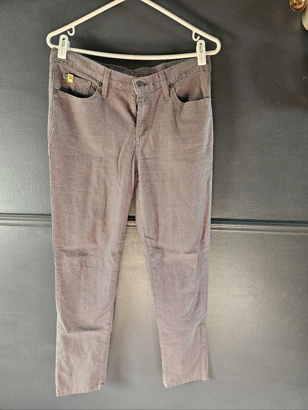 Yoga Jeans Linen Blend Pants – Green Grey – Women's Size 27